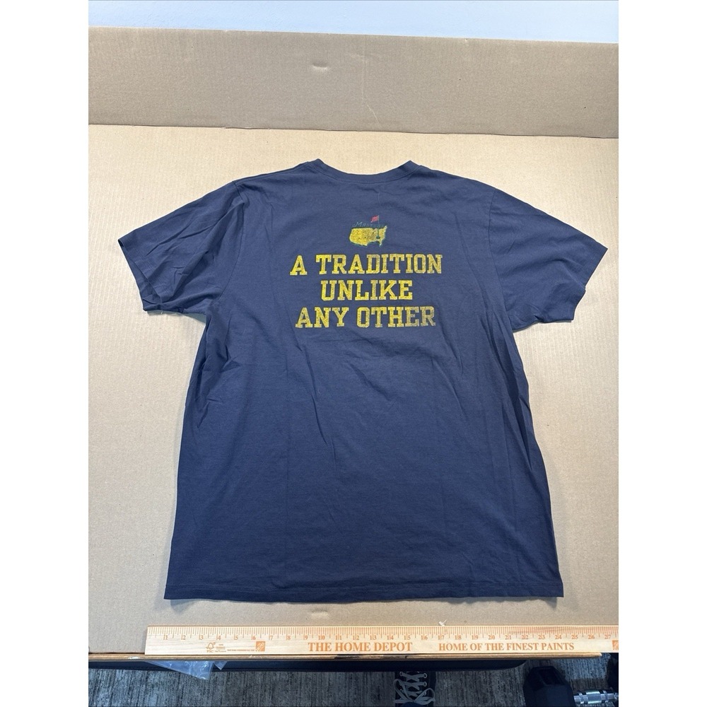 Masters 47 Brand T Shirt 2XL Navy Tradition Unlike Any Other Agusta Faded Tee